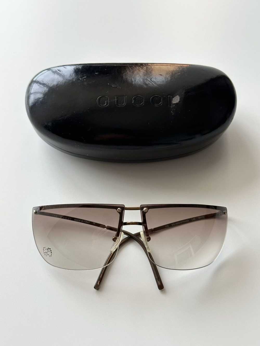 Gucci × Tom Ford × Vintage GUCCI Bronze Sunglasse… - image 6