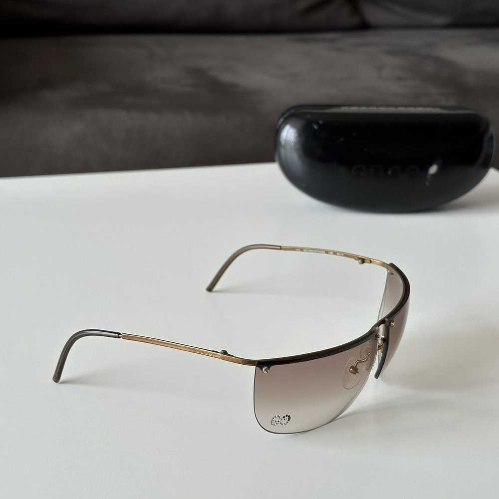 Gucci × Tom Ford × Vintage GUCCI Bronze Sunglasse… - image 7