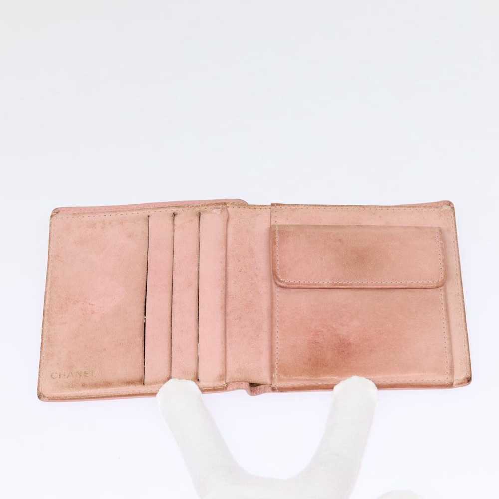 Chanel CHANEL COCO Mark Wallet Caviar Skin Pink G… - image 8