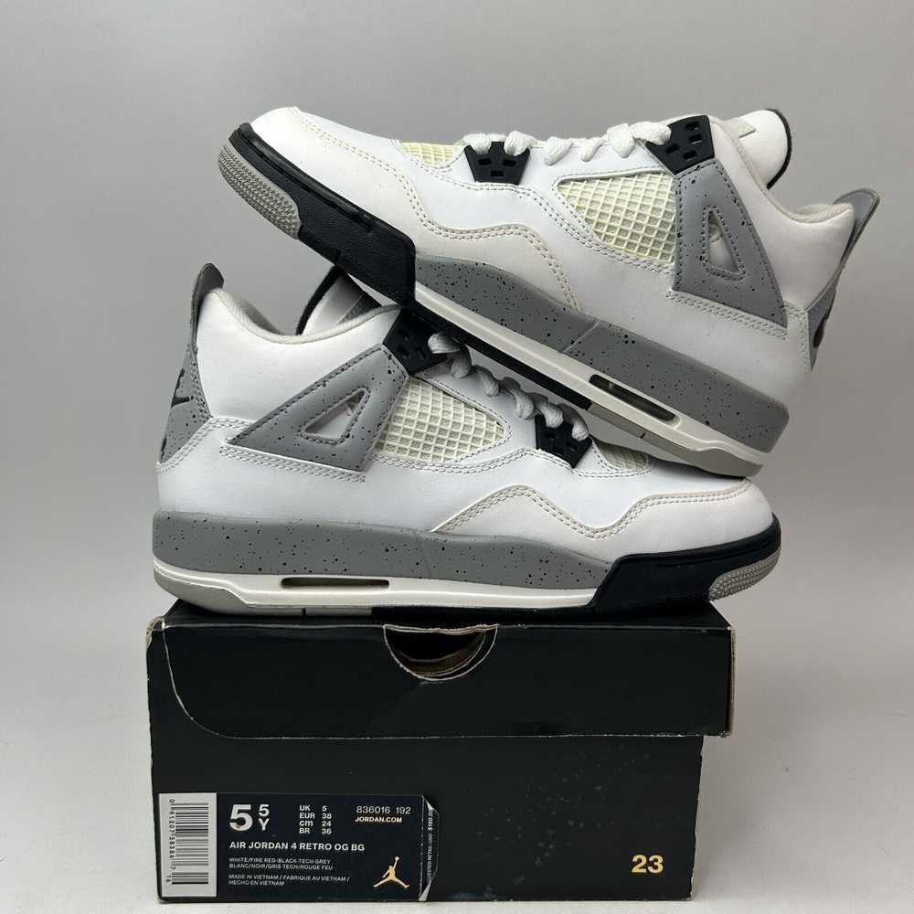 Jordan Brand Nike Air Jordan Retro 4 Retro BG “Wh… - image 1