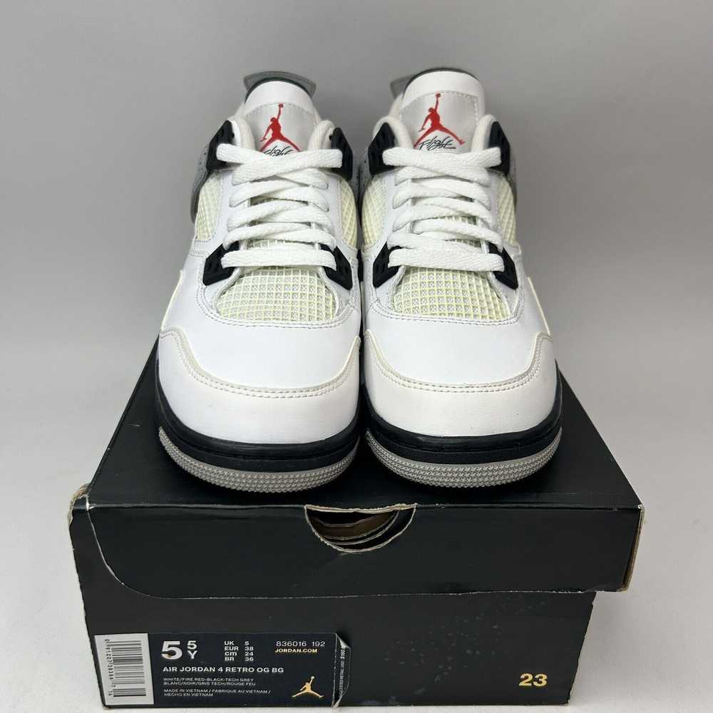 Jordan Brand Nike Air Jordan Retro 4 Retro BG “Wh… - image 2