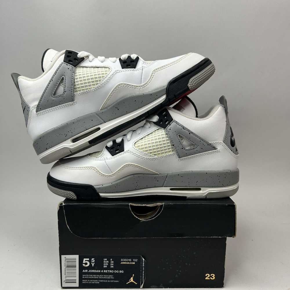 Jordan Brand Nike Air Jordan Retro 4 Retro BG “Wh… - image 3