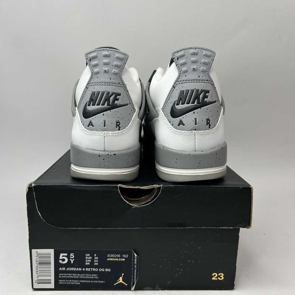 Jordan Brand Nike Air Jordan Retro 4 Retro BG “Wh… - image 4