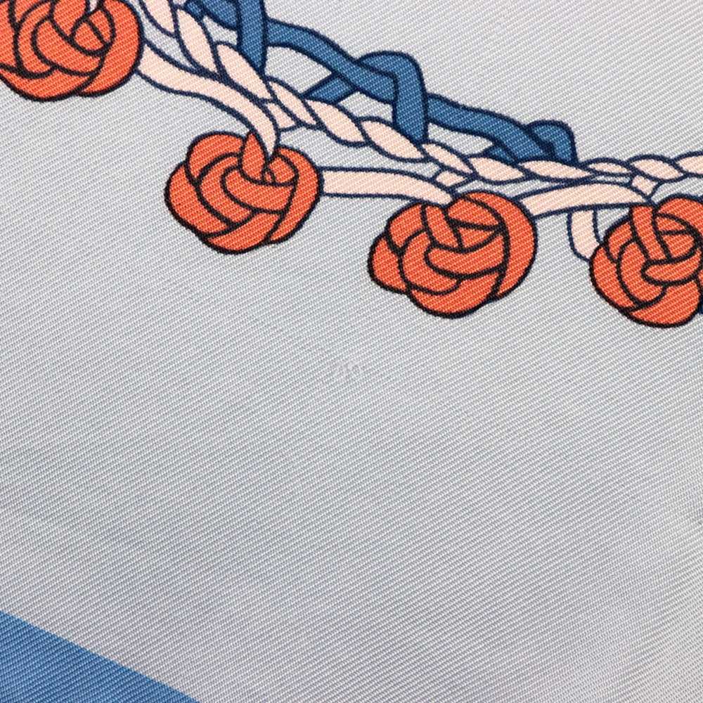 HERMES scarf 100% silk Multi Women Used Authentic - image 4