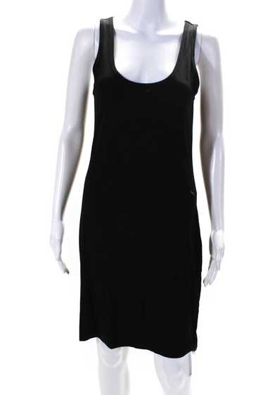 Storq Womens Sleeveless Midi Tank Dress Black Size