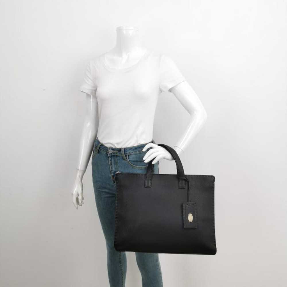 Fendi Runaway leather tote - image 3