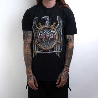 SLAYER T-SHIRT SUMMER CAMPAIGN 1991 激渋ボロ SLAYER T-SHIRT SUMMER CAMPAIGN 1991 激渋ボロ（Slayer