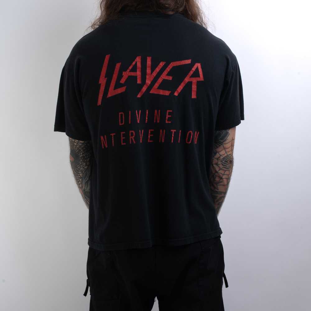 Vintage 90’s Slayer Divine Intervention T-Shirt - image 2