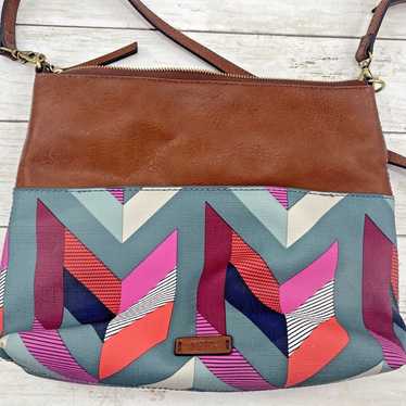 Fossil FOSSIL Fiona Multicolor Geometric Chevron … - image 1