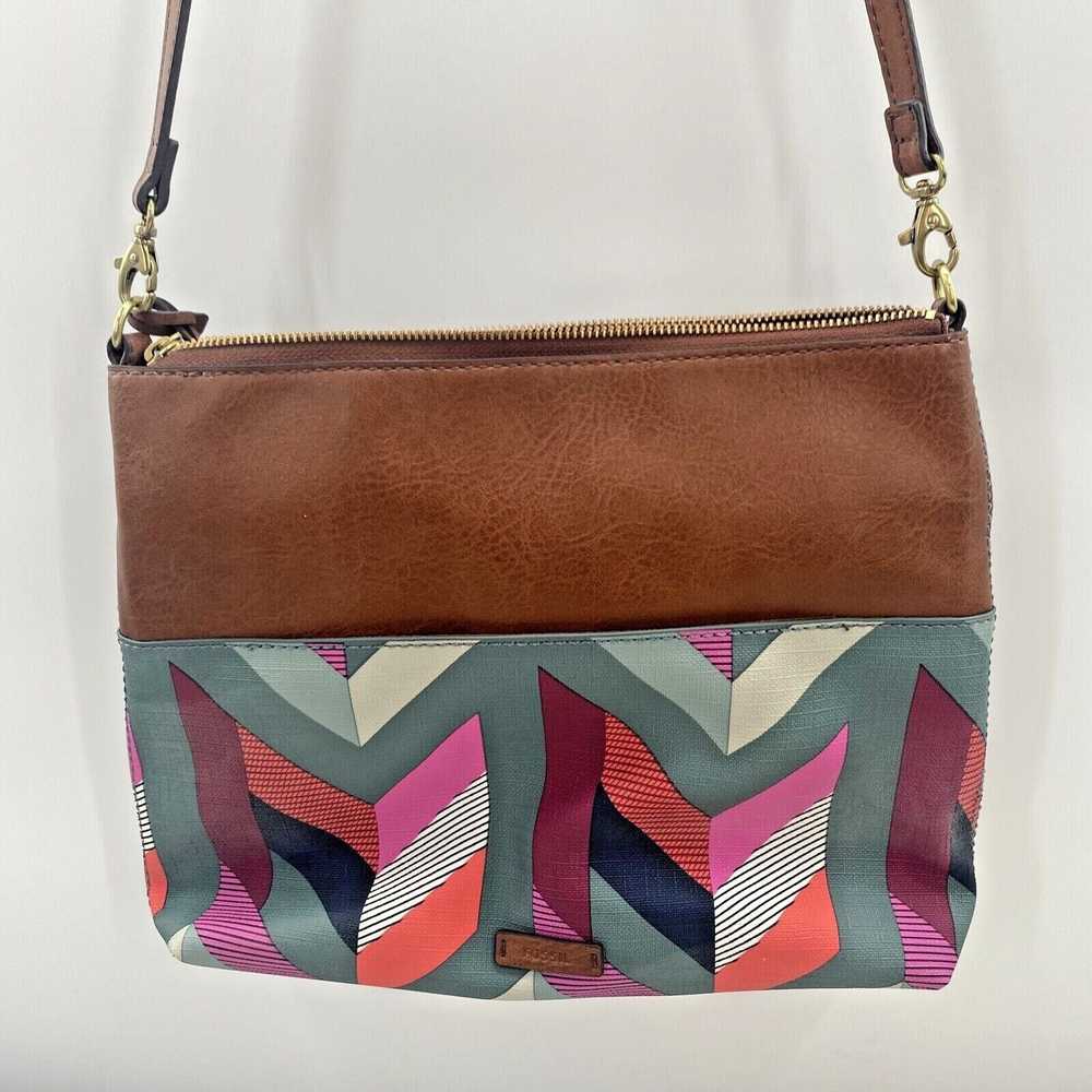 Fossil FOSSIL Fiona Multicolor Geometric Chevron … - image 3