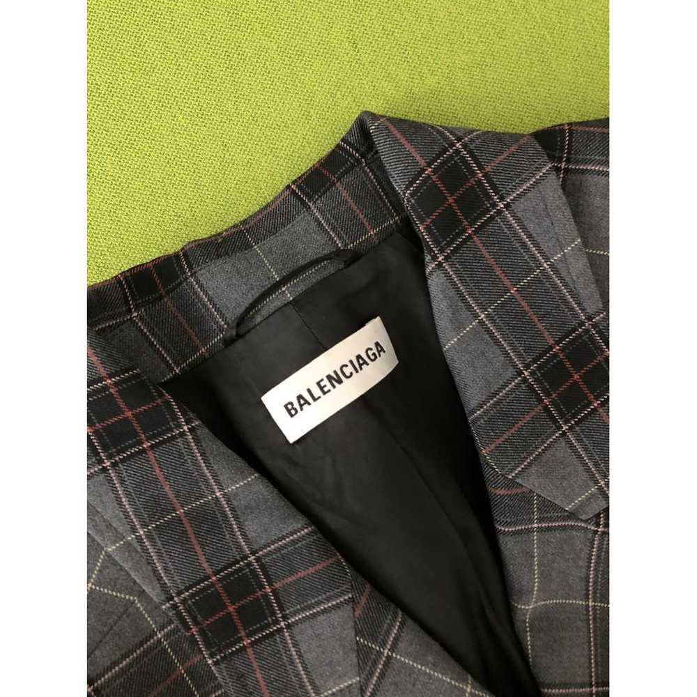 Balenciaga Hourglass wool blazer - image 6