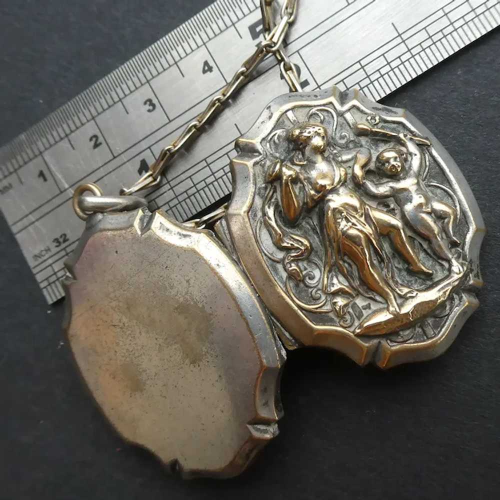 Large Antique Italian Locket Victorian Era Grand … - image 7