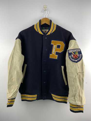 Vintage Portland Beavers Bomber Varsity Jacket K Products Made good USA Size Large L MLB Baseball Minor League Oregon 1990s 90s Original Classic