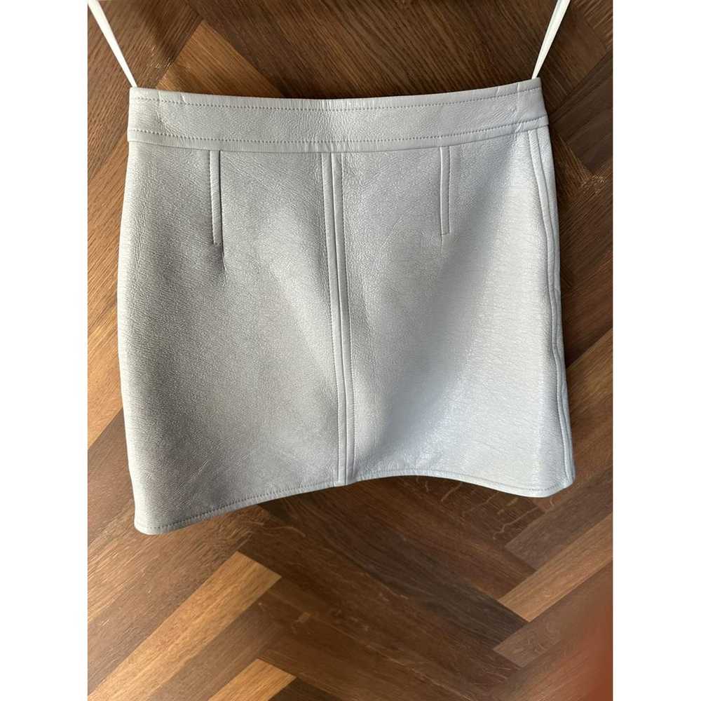 Courrèges Vinyl mini skirt - image 2