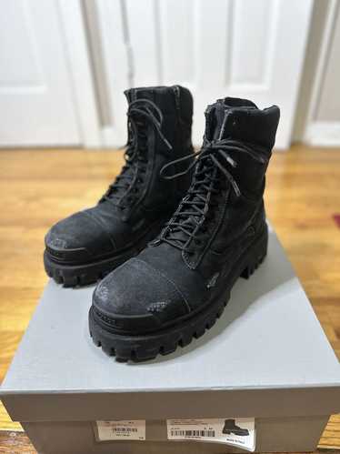 Balenciaga Balenciaga Canvas Combat Strike Boots