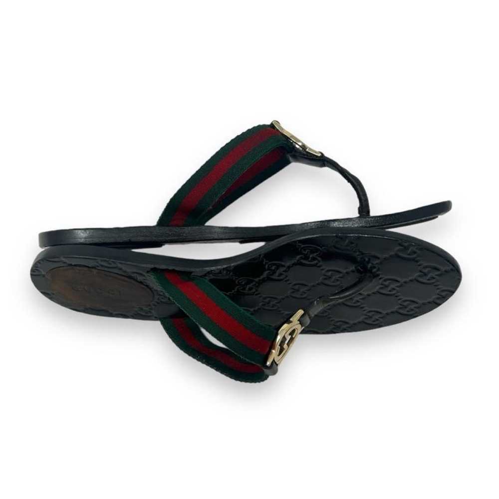 Gucci Double G leather sandal - image 8