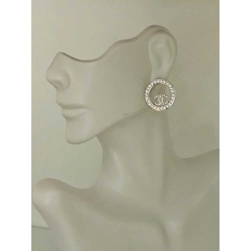 Chanel Crystal earrings - image 7