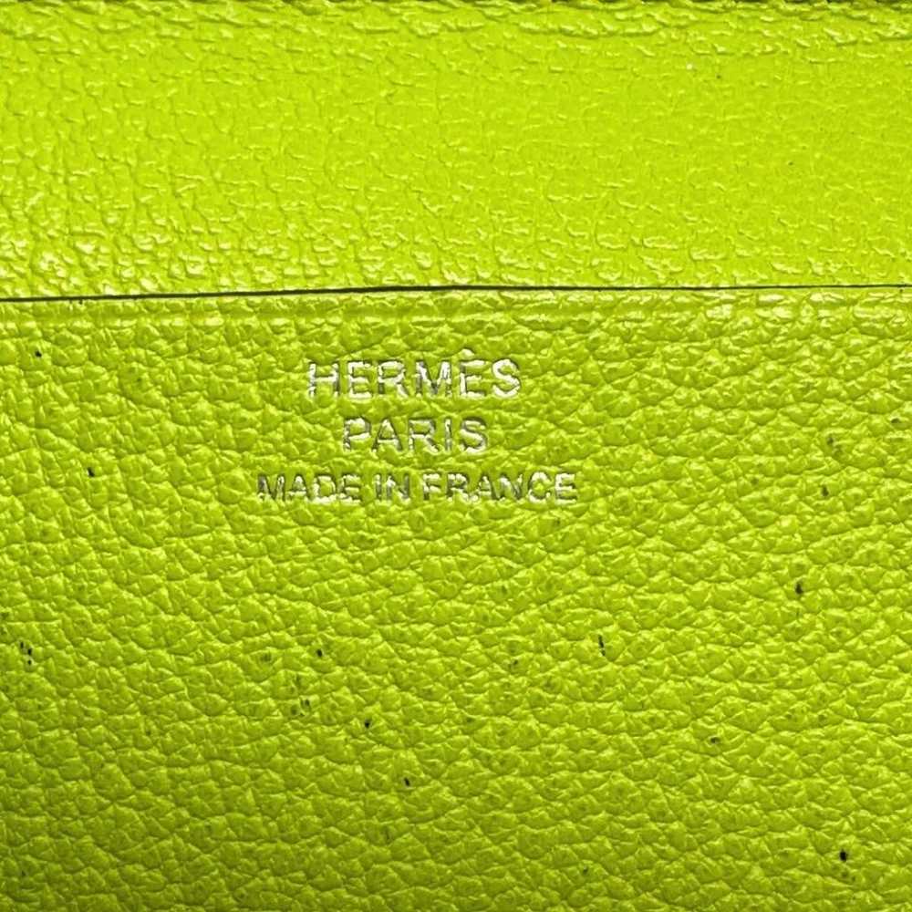 Hermès Leather clutch bag - image 4