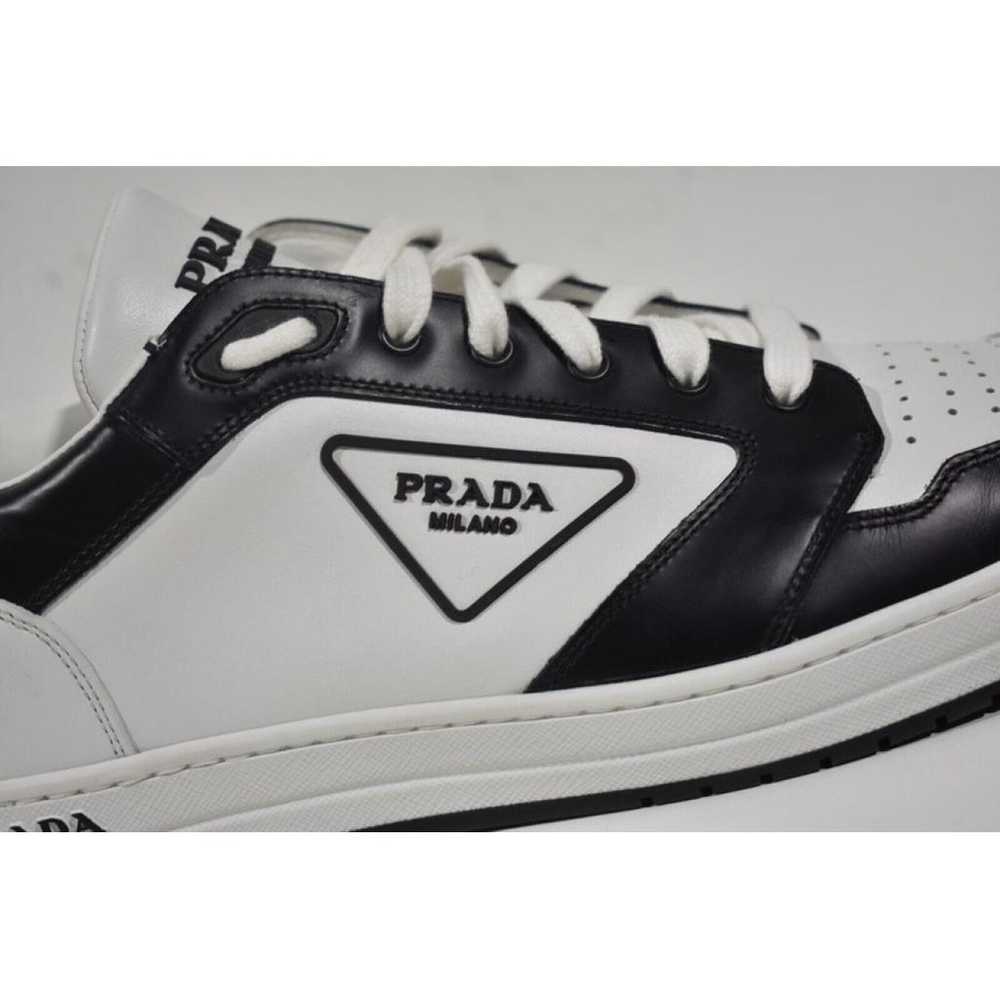 Prada Leather low trainers - image 3