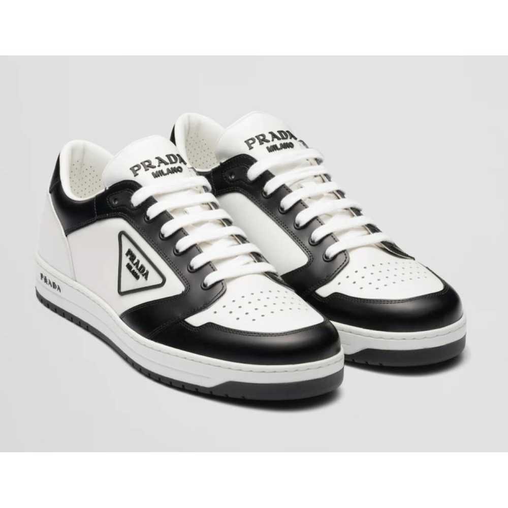 Prada Leather low trainers - image 4