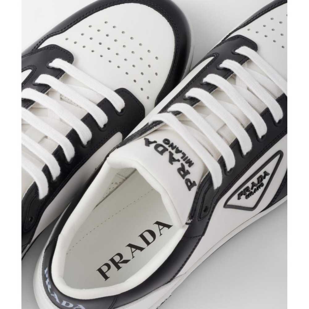 Prada Leather low trainers - image 8