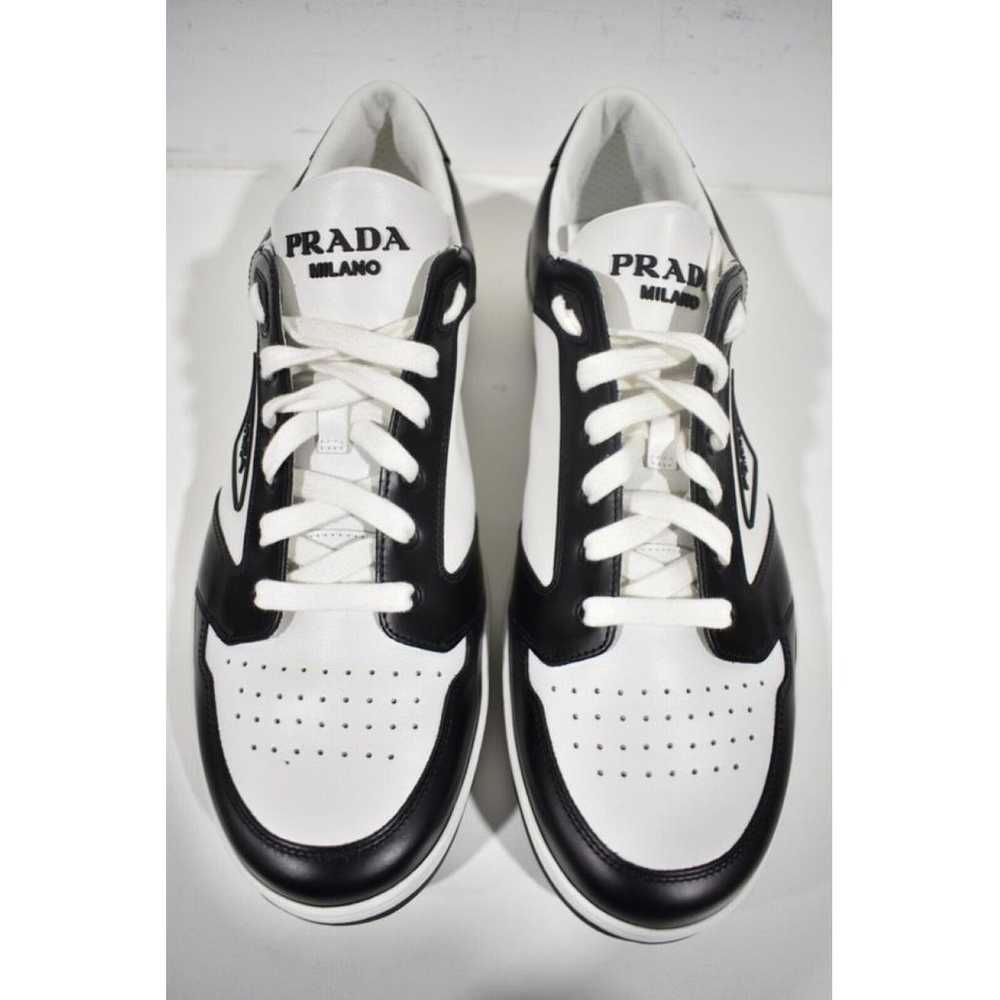 Prada Leather low trainers - image 9