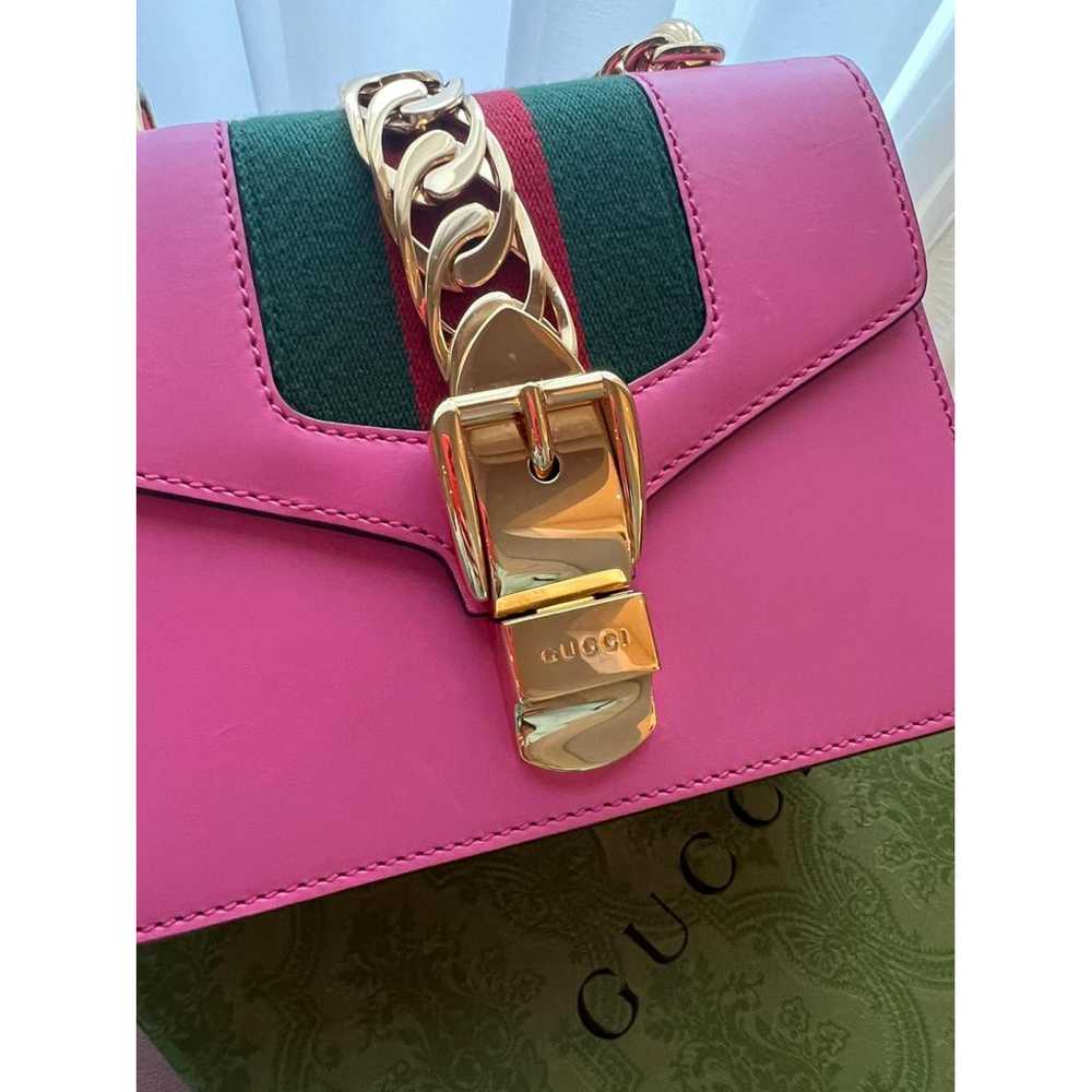 Gucci Sylvie Flap Chain leather crossbody bag - image 3