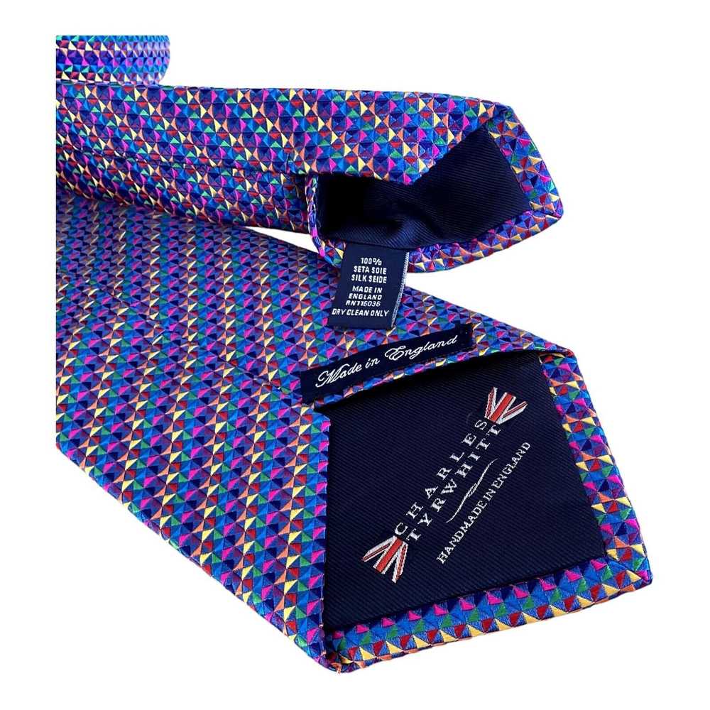 Charles Tyrwhitt CHARLES TYRWHITT Purple Geometri… - image 5