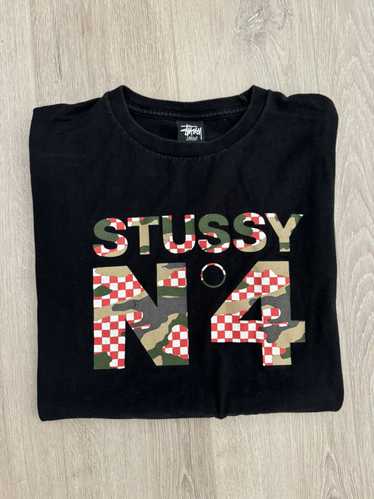 Stussy × Vintage 2000s STUSSY NO 4 CAMO GRAPHIC S… - image 1