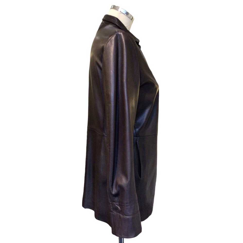 Jil Sander Leather biker jacket - image 3