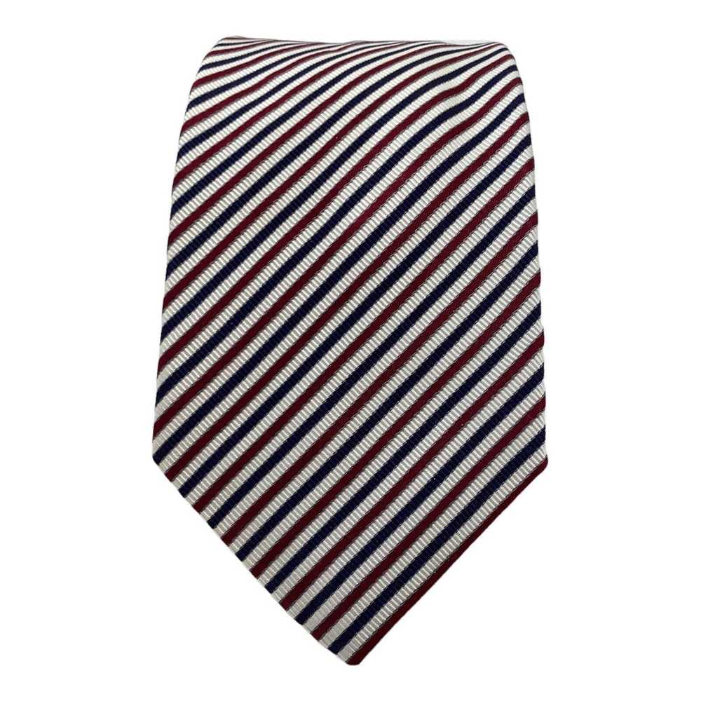 Boggi BOGGI MILANO Multicolor Striped Luxury Silk… - image 2