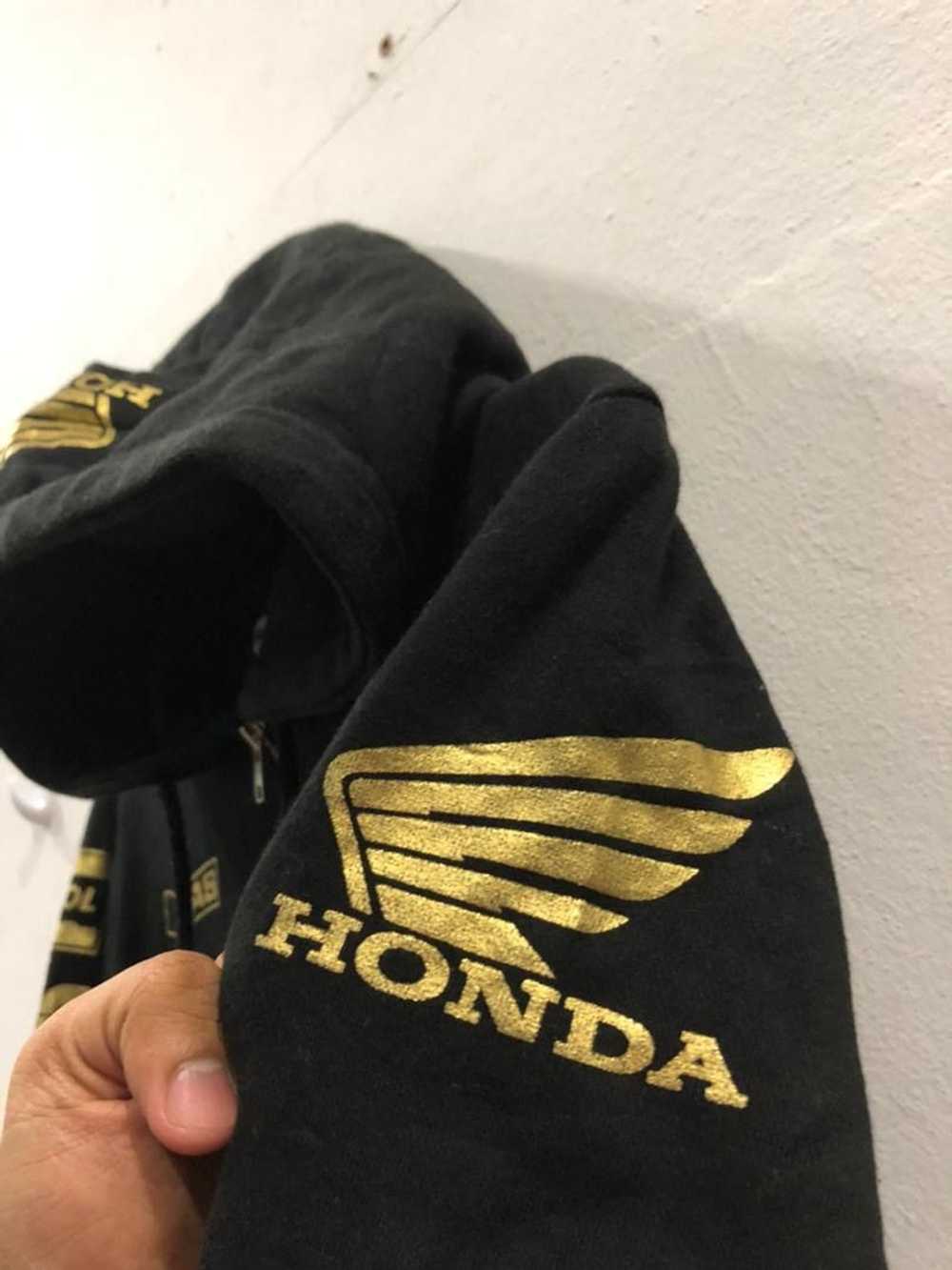 Honda × Japanese Brand × Racing Hoodie Gas Honda … - image 9