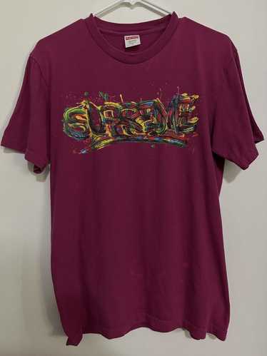 Supreme Supreme Paint Logo Tee - image 1