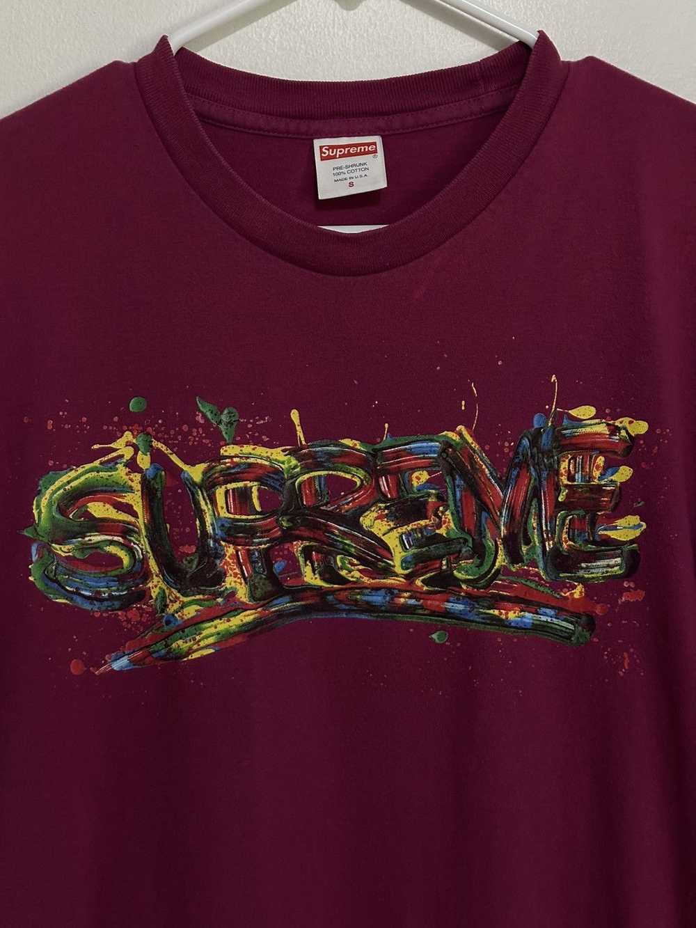 Supreme Supreme Paint Logo Tee - image 2