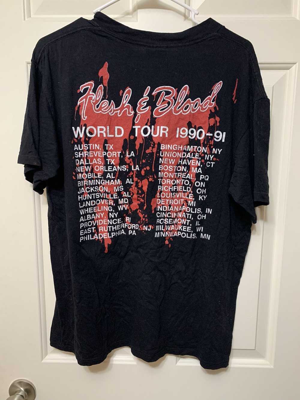 Vintage Vintage Poison 1990 Flesh & Blood World T… - image 2