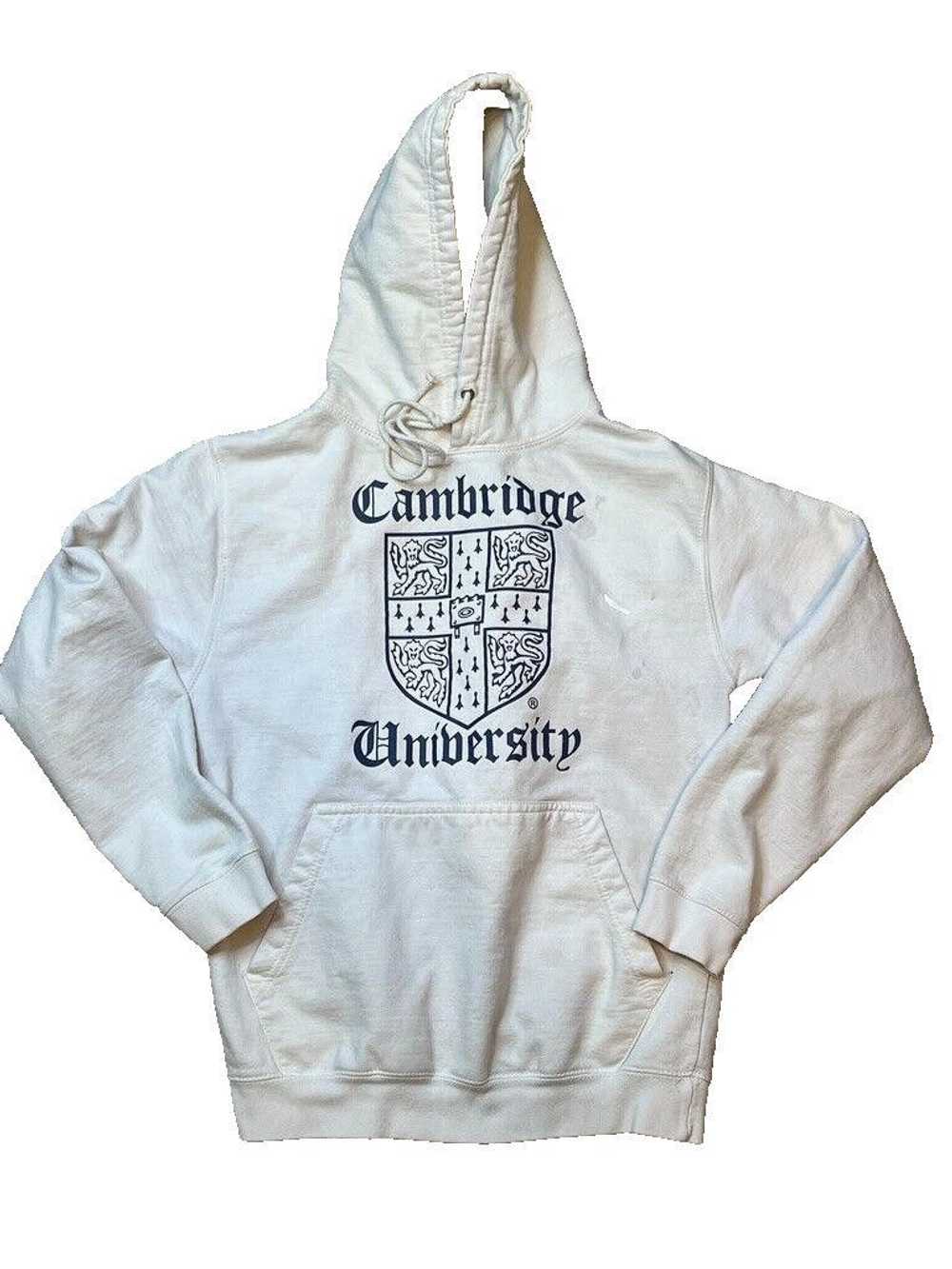 Designer Cambridge University Hoodie S Cotton VTG… - image 1