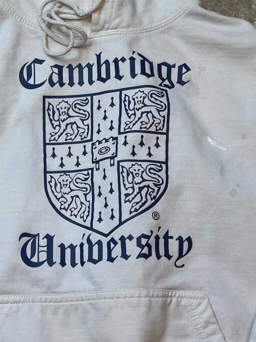 Designer Cambridge University Hoodie S Cotton VTG… - image 3