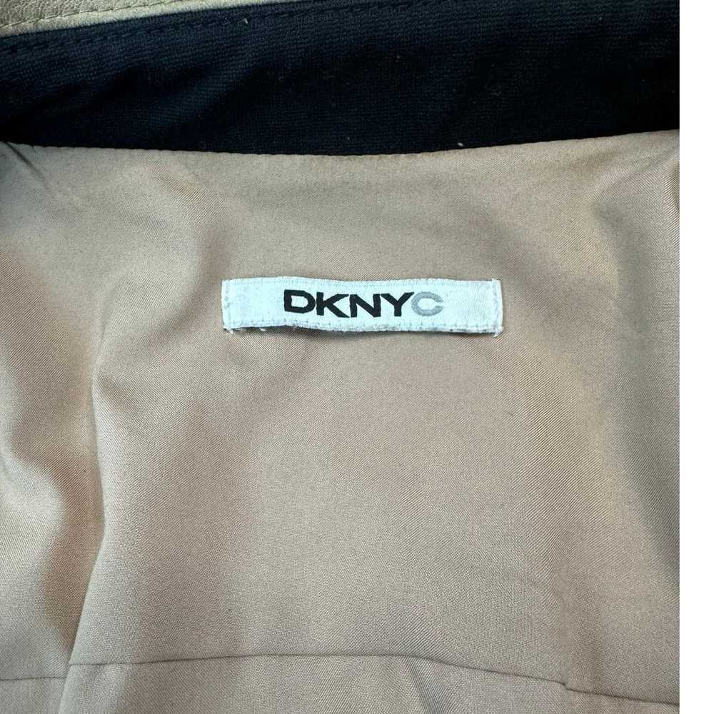 DKNY DKNYC Donna Karen NYC Gold Metalic Leather M… - image 8