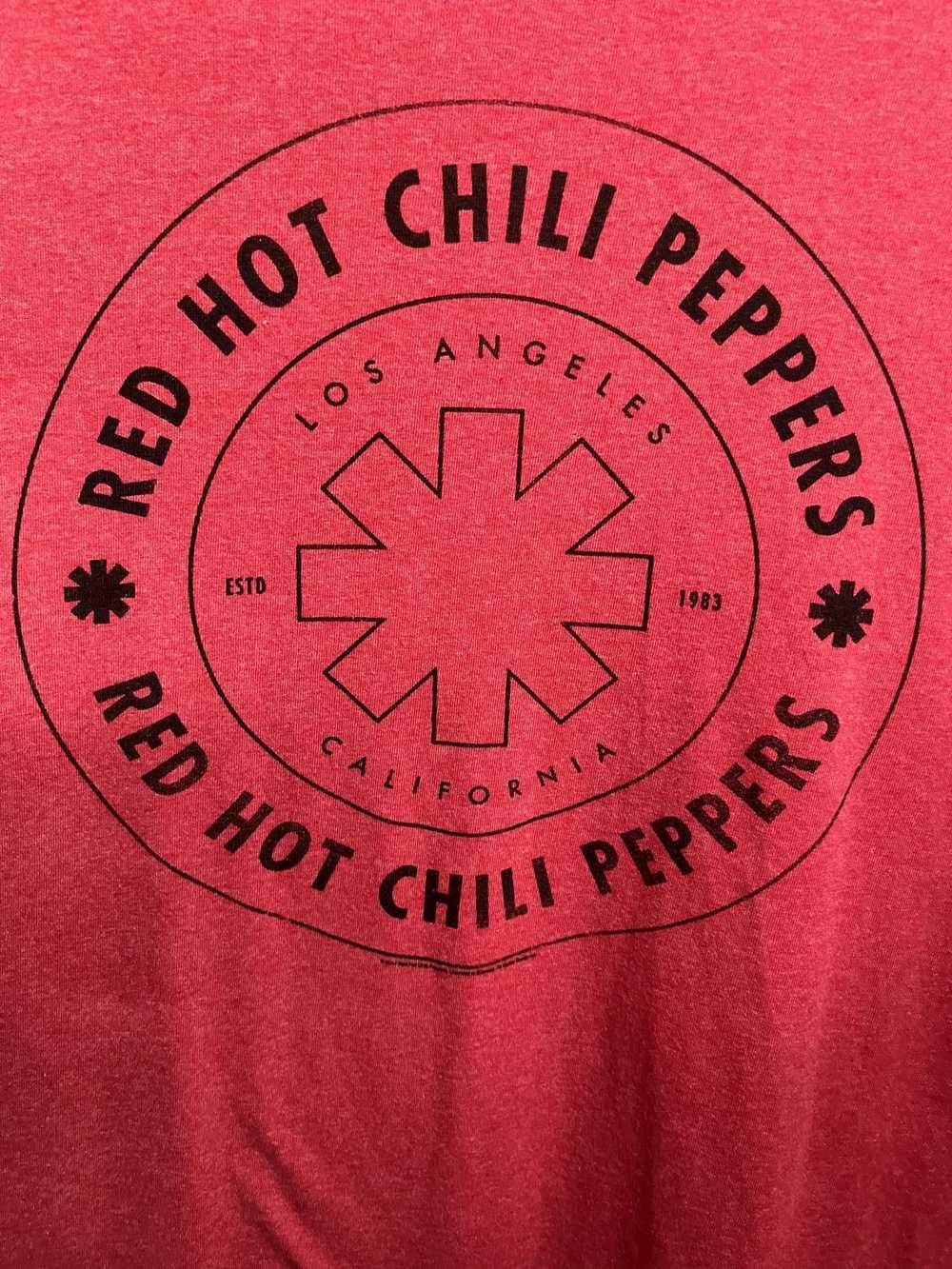 Designer T-shirt Red Hot Chili Peppers Asterisk L… - image 3