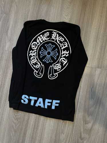 Chrome Hearts Chrome hearts blue staff l/s tshirt