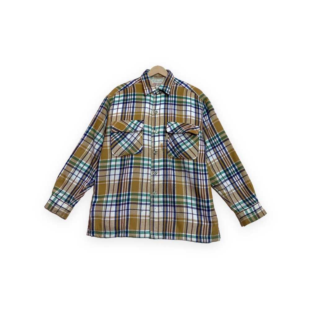 Designer × Flannel × Vintage Ume Collection Desig… - image 1