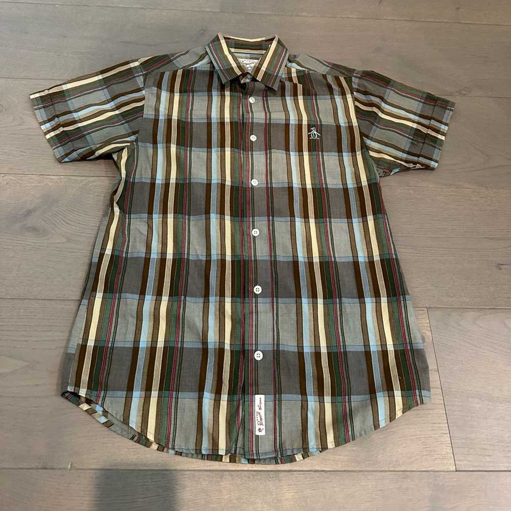 Original Penguin Original Penguin Retro Plaid Sho… - image 1