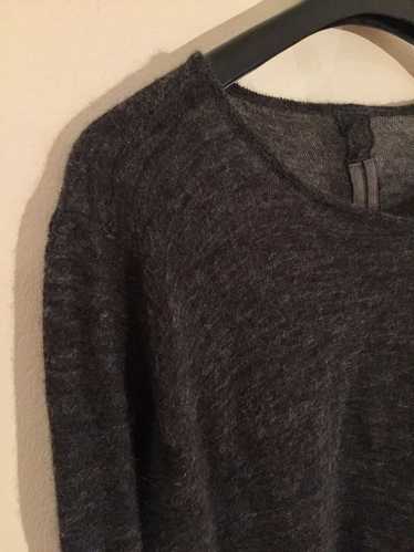 Rick Owens Gray Wool Sweater