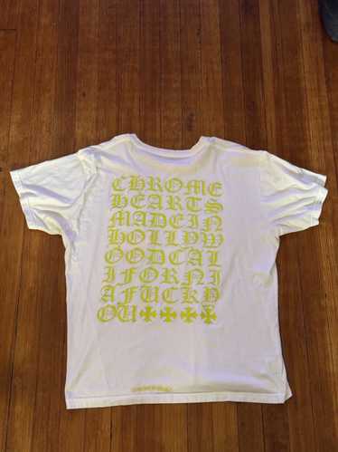 ★人気★【Chrome Hearts】★スクリプトTシャツ WHIT.E★ Chrome hearts tee white - Gem