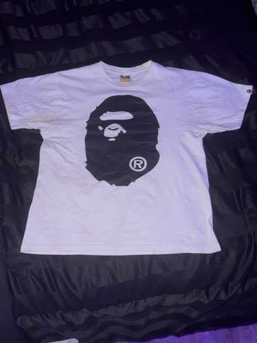 Bape BAPE Bicolor Big Ape Head Tee White/Black