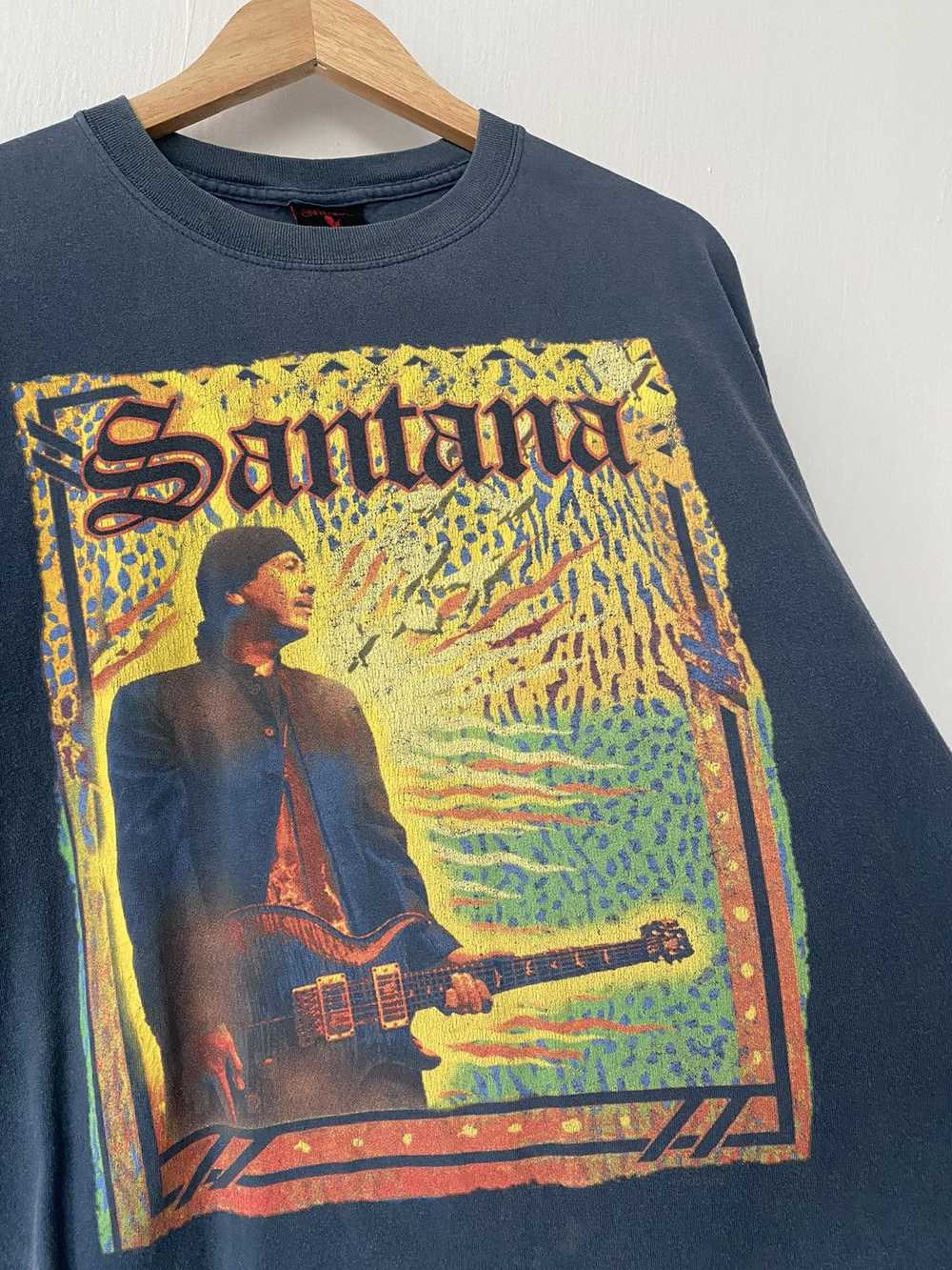 Band Tees × Rock Band × Vintage Vintage Santana B… - image 2