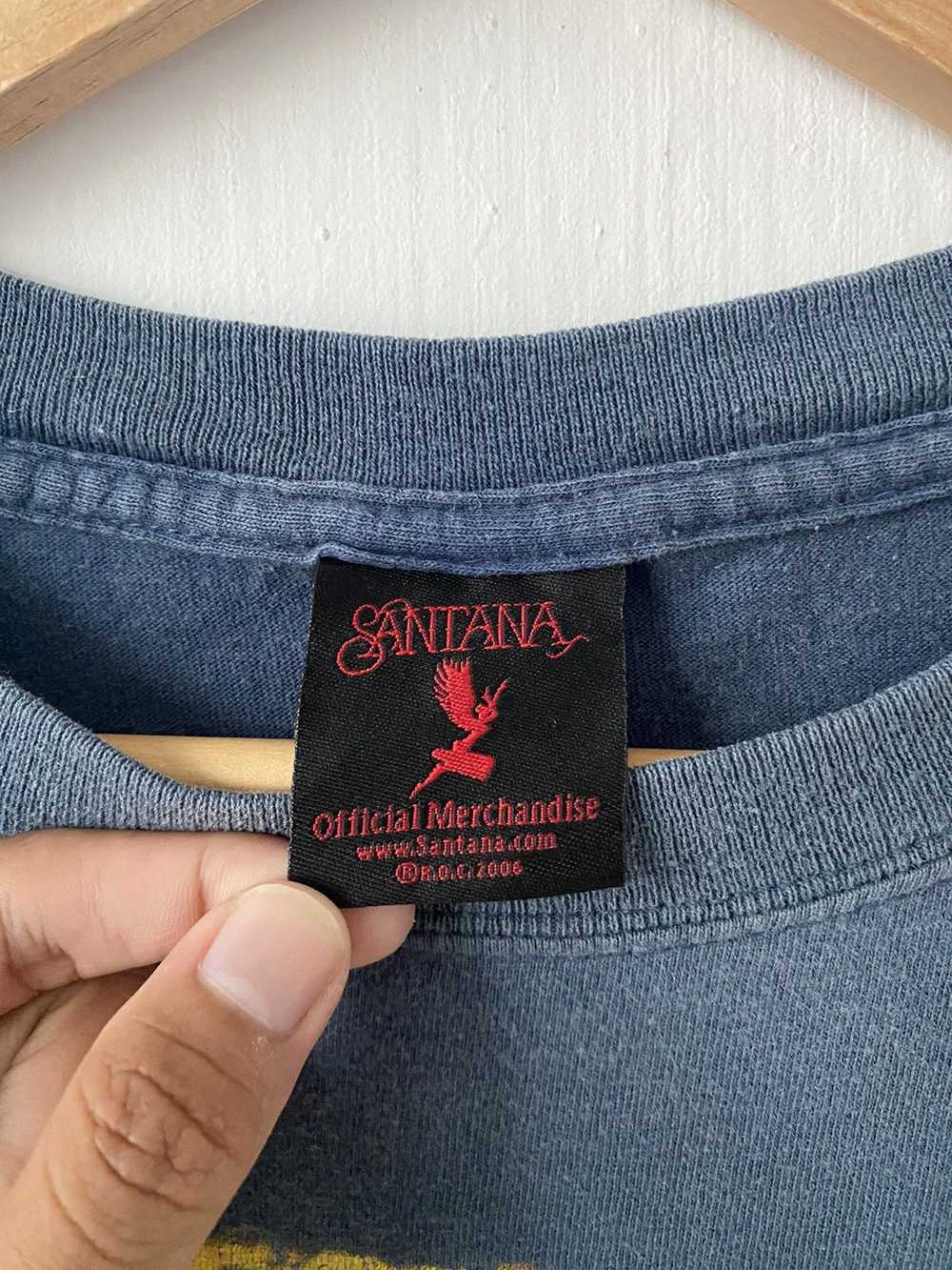 Band Tees × Rock Band × Vintage Vintage Santana B… - image 7