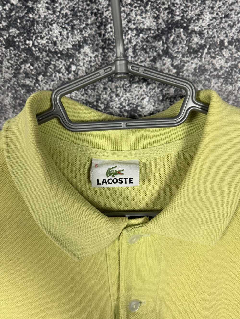 Lacoste × Vintage Mens Lacoste Polo Shirt Vintage… - image 7