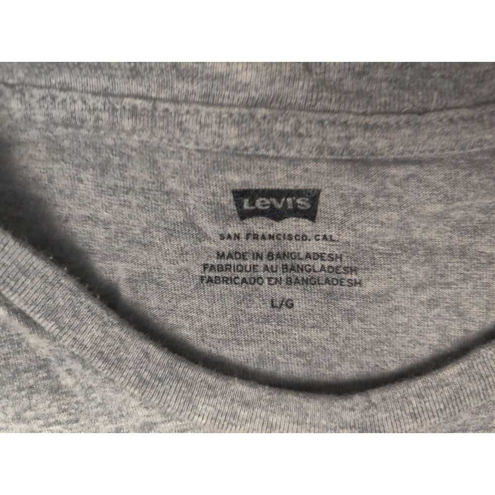 Levi's Levi's Shirt Adult Mens Large Gray Box Log… - image 5