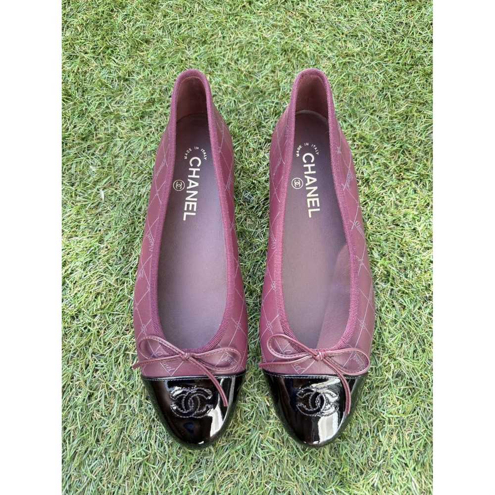 Chanel Leather ballet flats - image 2